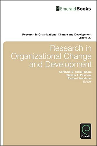 Richard W. Woodman Research in Organizational Change and Development (Hardback)