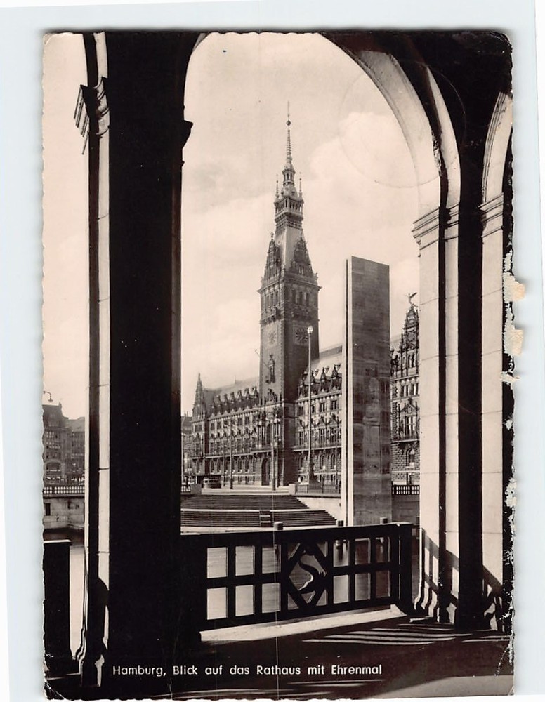 Postcard Hamburg Rathaus Hamburg Germany