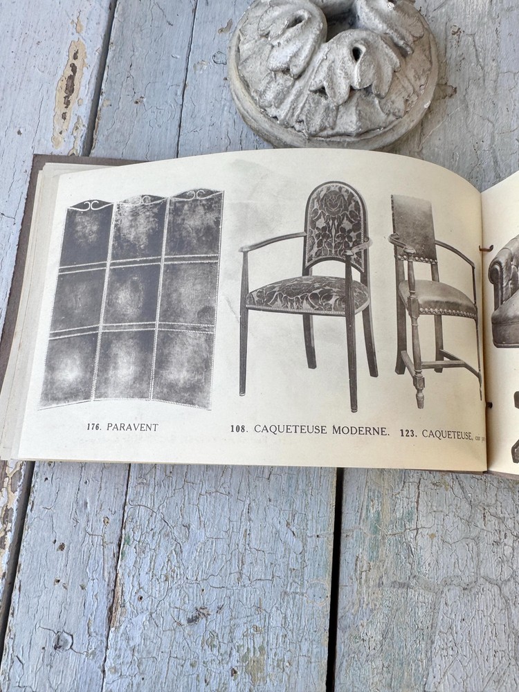 1927 Paris Furniture Catalog “Sièges Anglais Anciens et Modernes” 10x6 Antique