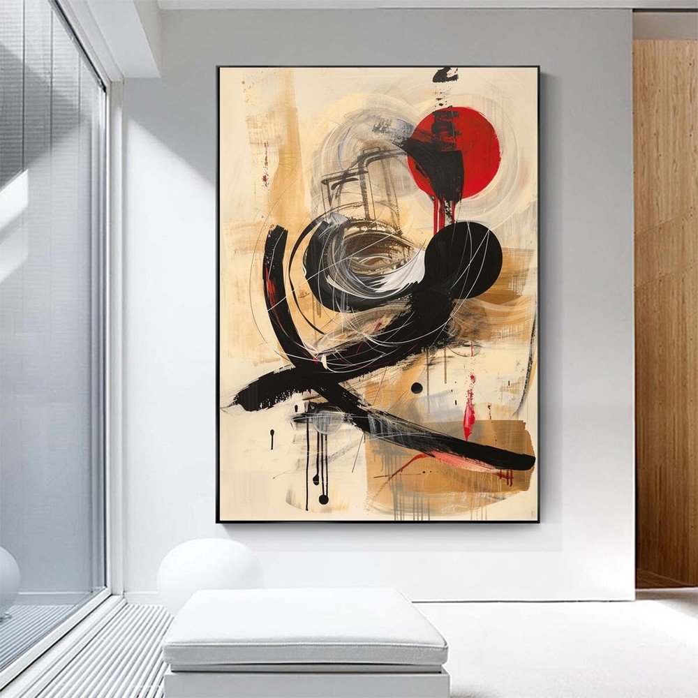 Hand Painted Texture Abstract Oil Painting On Canvas Wall Art Home Decor #001