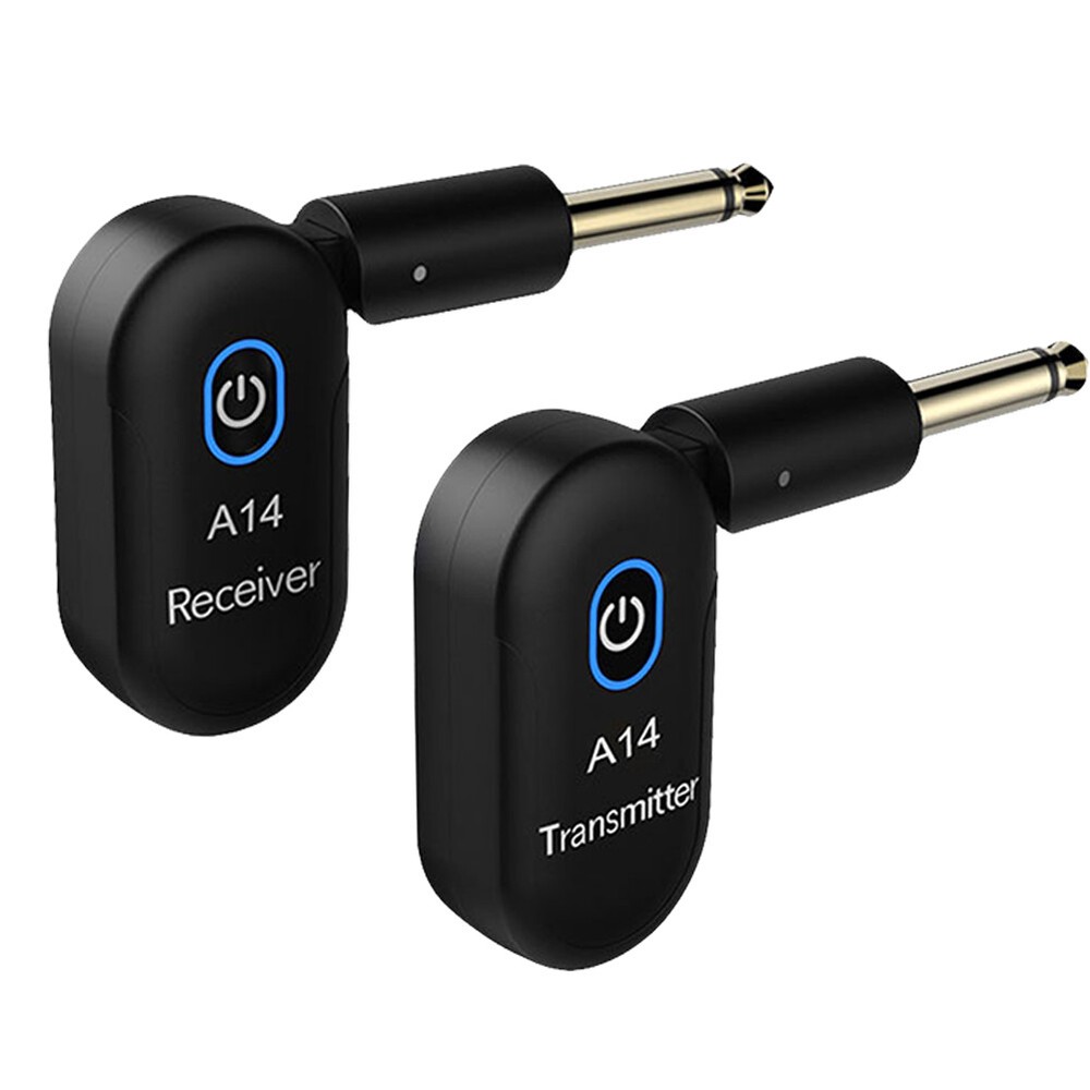 2.4G Wireless Guitar System Transmitter and Receiver for Guitar and Bass