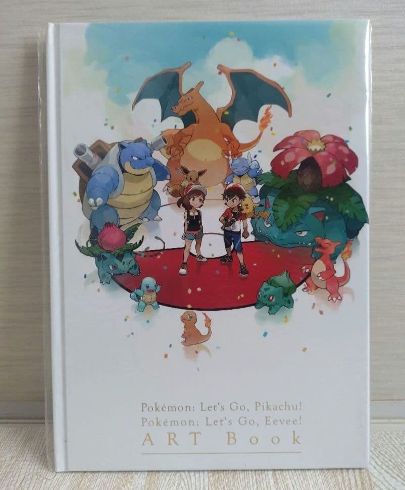 Pokemon LetsGO Pikachu! Pokemon LetsGO Eevee!  ART BOOK Illustration