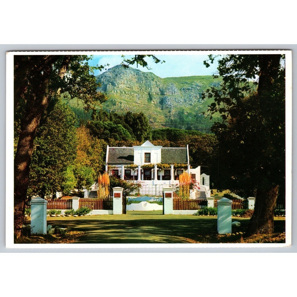 Tokai Manor House Cape Town South Africa Vintage Postcard