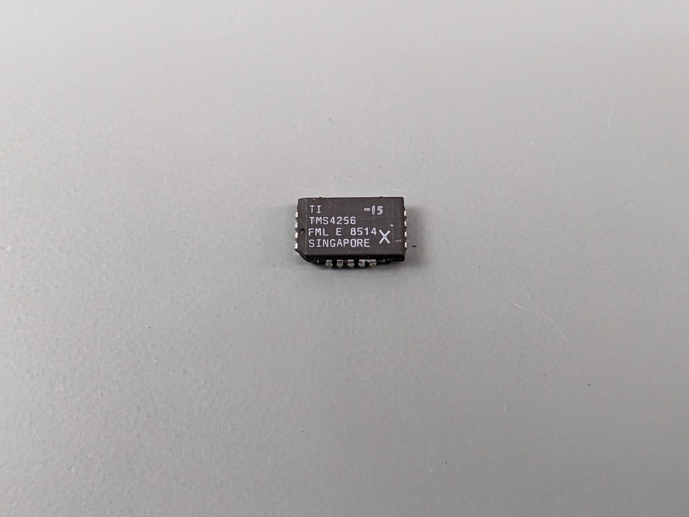 (9) TMS4256FML-15 DRAM ICs, 256K x 1 Bit 150ns
