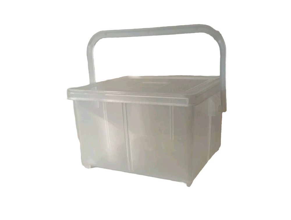 600 no Job lot Plastic Storage Box Lid Handle Jewellery Screw Fixings Container