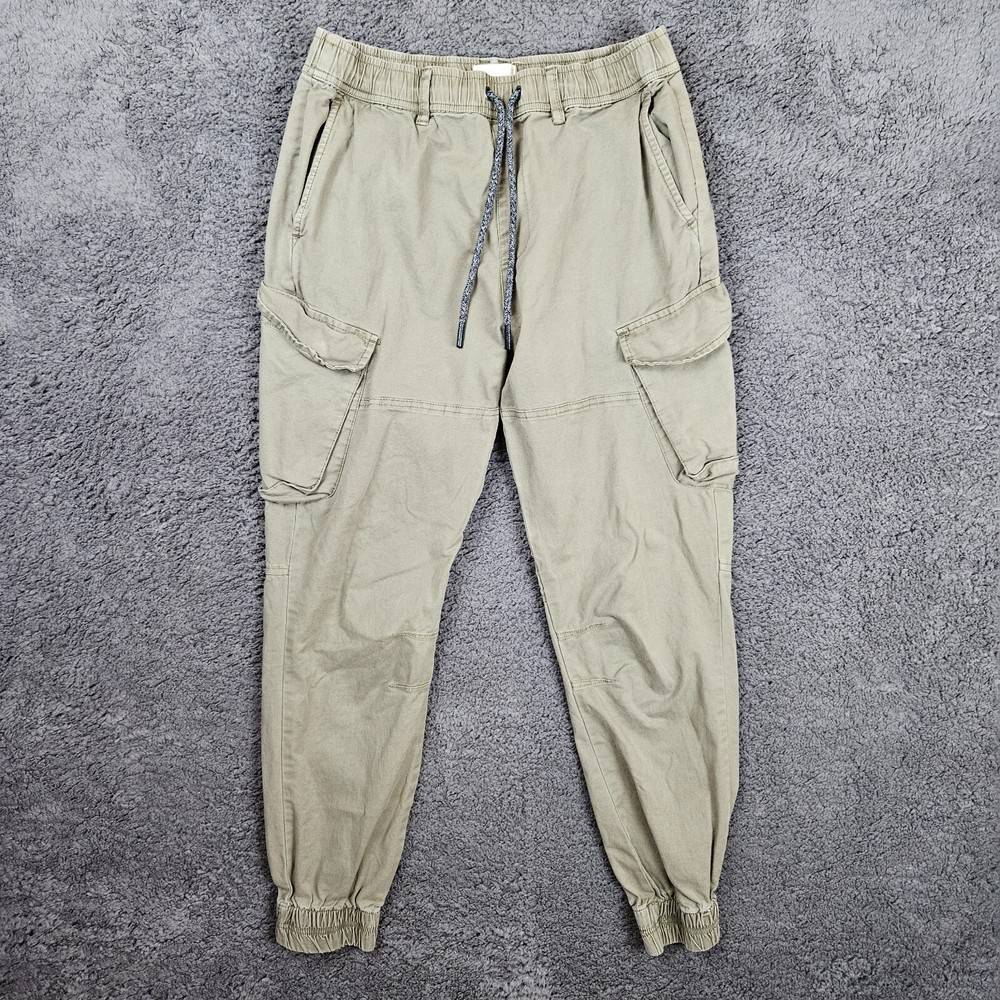 Civil Society Men's Size Medium 32 Cargo Joggers Green