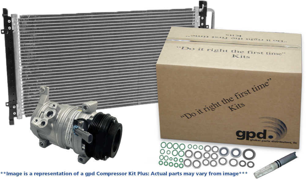 A/C Compressor and Condenser Kit – New Global Replacement Set