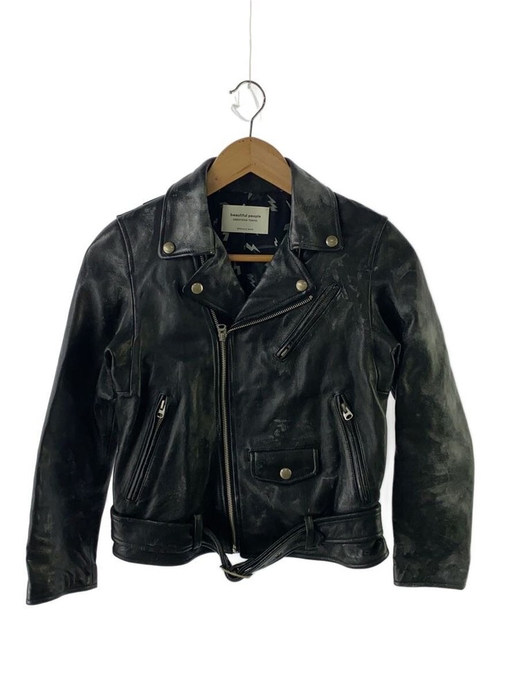 Beautiful People Double Riders Jacket/-/Leather/Blk 21901