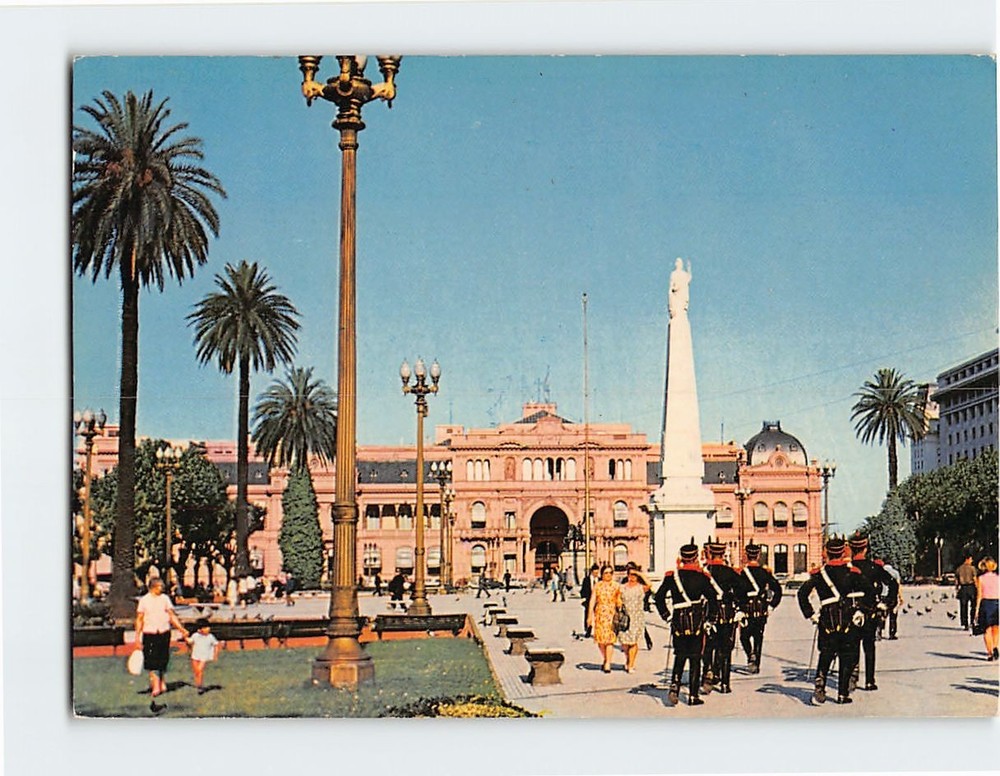 Postcard Plaza de Mayo Buenos Aires Argentina