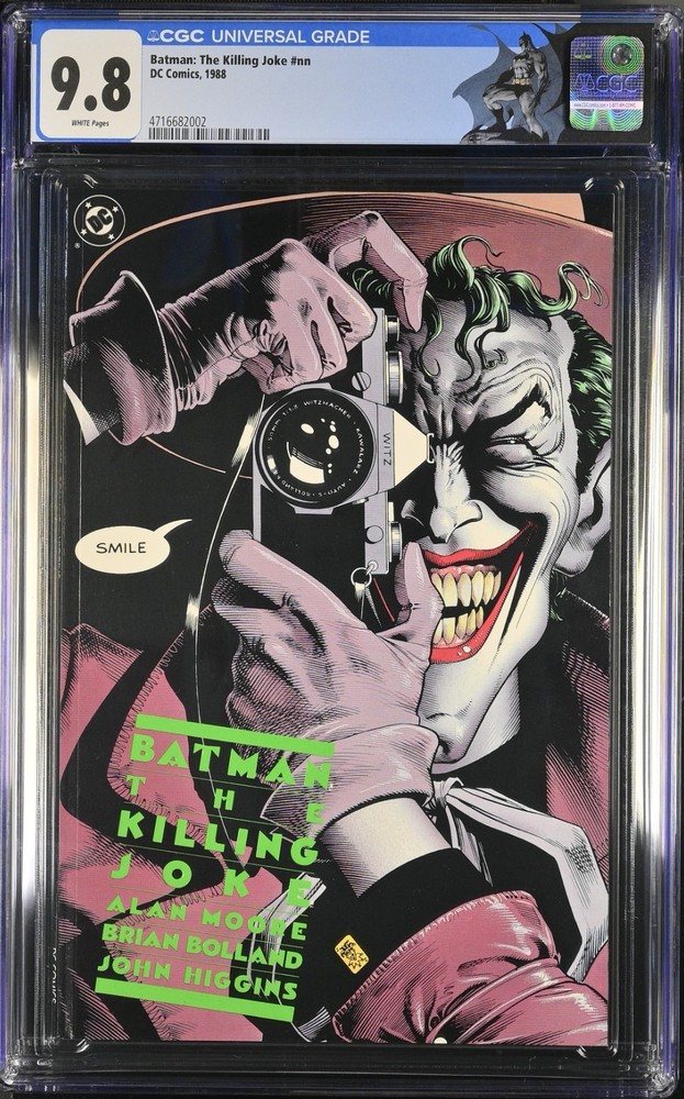 Batman: The Killing Joke #nn CGC 9.8 1st Print Stunning Book! 1988