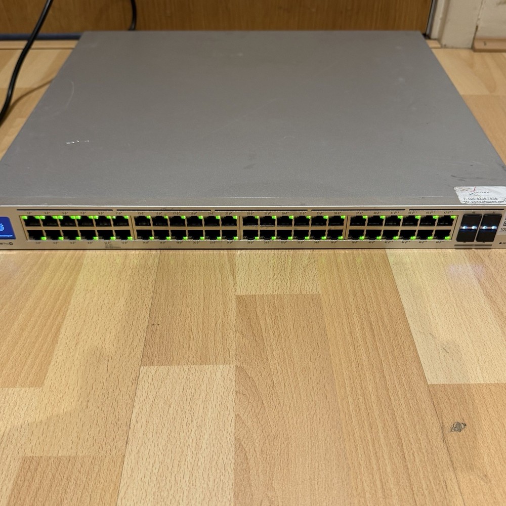 Ubiquiti UniFi USW-Pro-48-PoE | 48-Port Managed Gigabit Switch with SFP+ |Tested