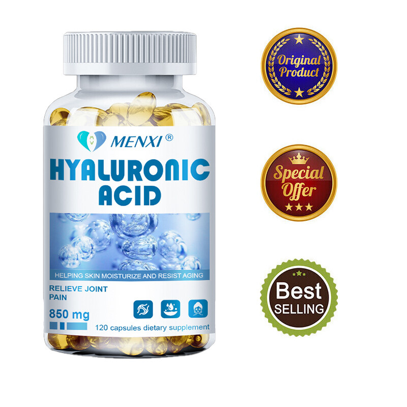 Hyaluronic Acid 850mg Antioxidant Capsule with Vitamin C & E - Skin Bones Joints