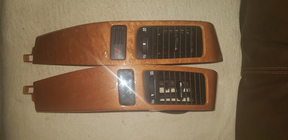 Lexus GX470 2003-2007 Wood Grain Console Air Vent Outlet panel set oem used LHD