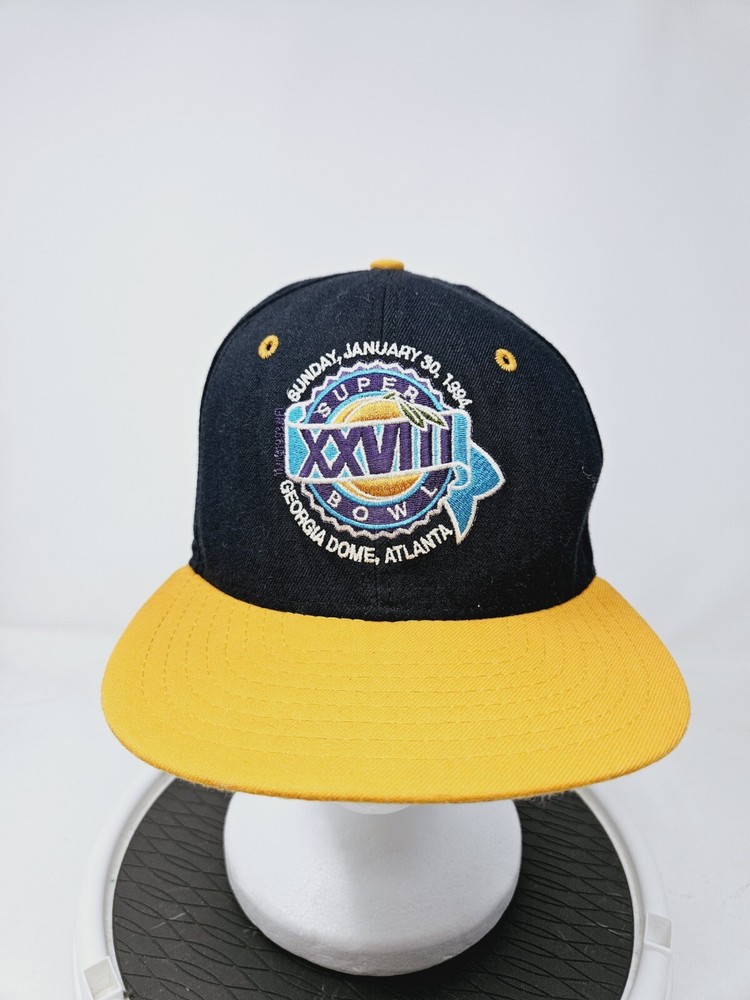 VTG 1994 Super Bowl XXVIII Snapback by New Era Atlanta Georgia Dome USA Made
