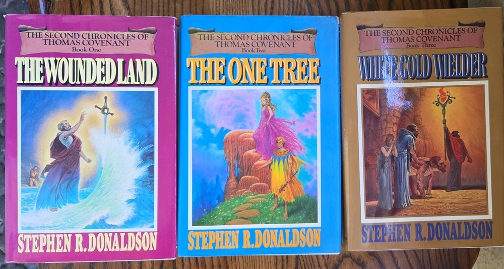 Stephen R. Donaldson Second Chronicles Of Thomas Covenant 1-3 1st Edition H.C.