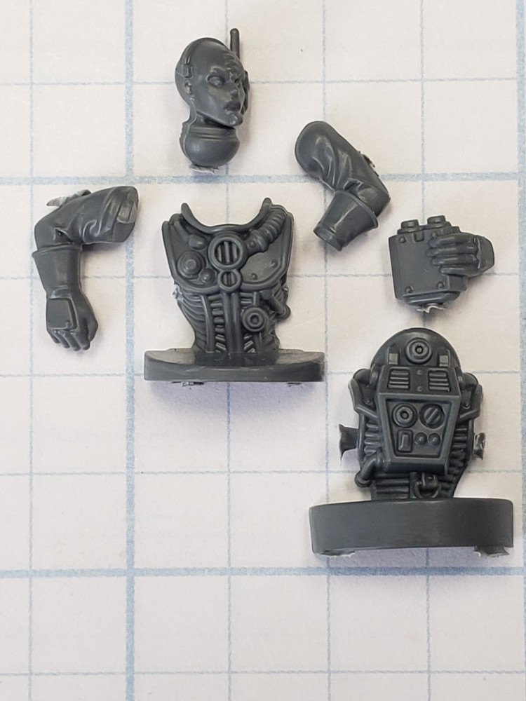 40k Genestealer Cult Bits Achilles Ridgerunner Female Spotter w Magnoculars-image