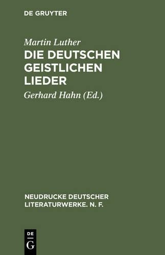 Martin Luther Die deutschen geistlichen Lieder (Hardback)Another great item from Rarewaves USA | Free delivery!