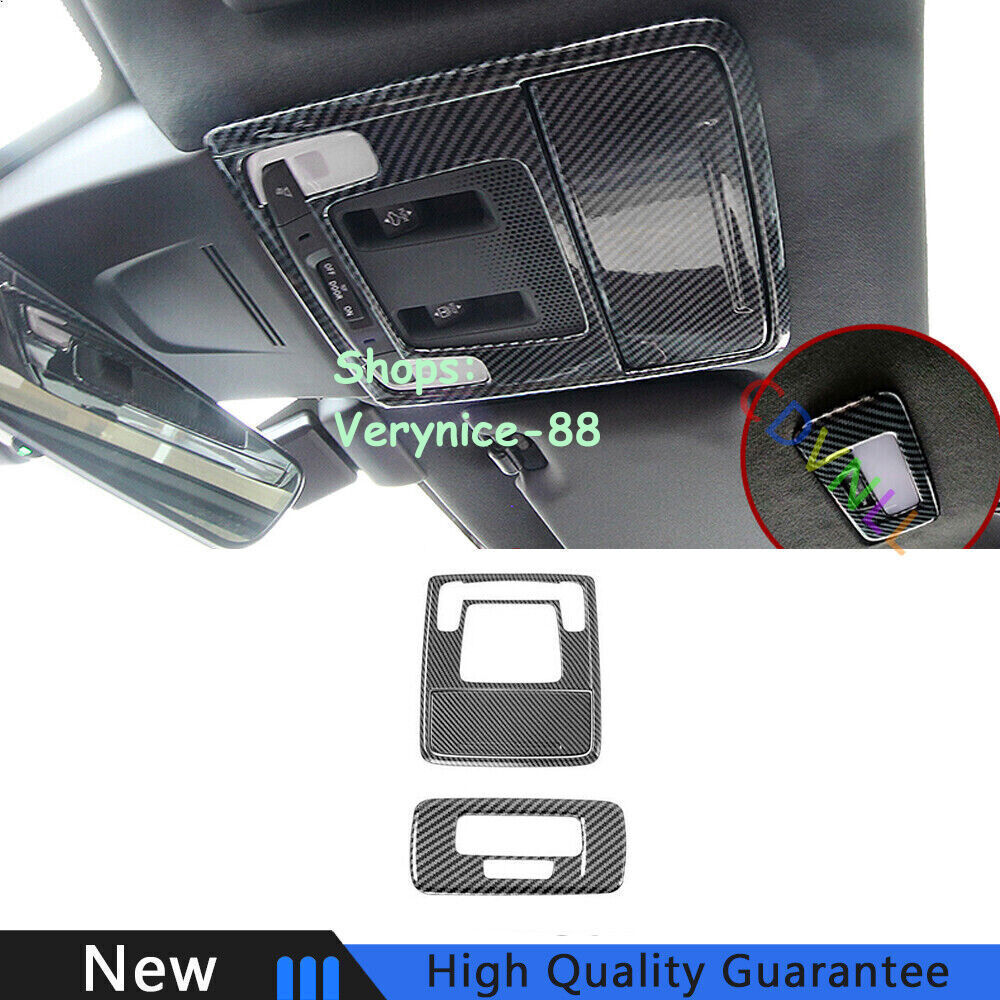 For Honda Civic 2022-2023 11th Carbon Fiber Front Reading Light Lamp Frame Trim