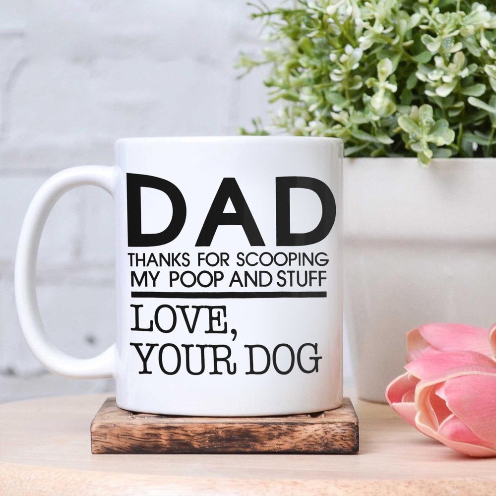 Dog Dad Coffee Mug Gift for Fur Dads and Dog Lovers  