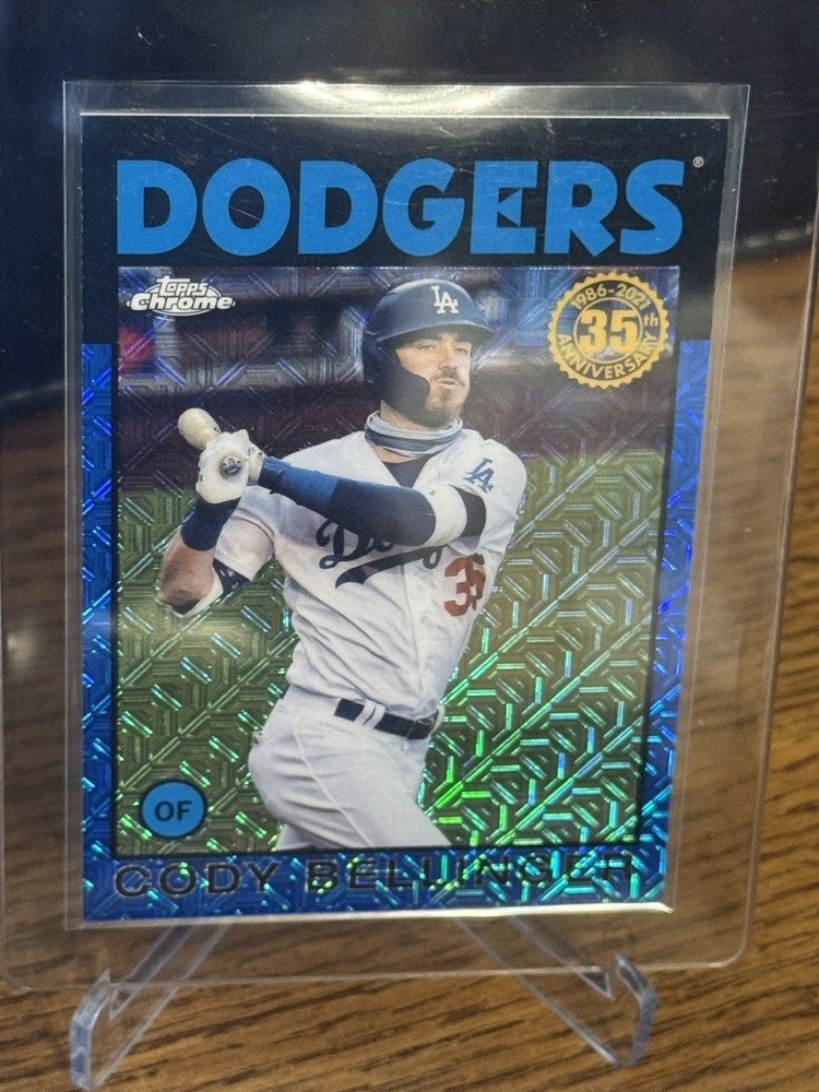 2021 Topps Series 1 Cody Bellinger Blue Mojo Silver Pack #41/150 86BC-11