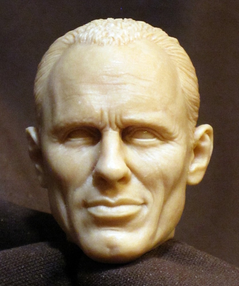 V-101 CUSTOM RESIN UNPAINTED GERMAN WWII HEAD SCULPT Action figures 1/6 Scale