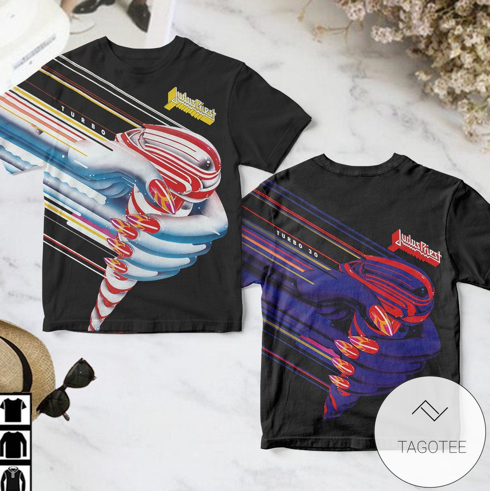 Judas Priest Turbo Album Cover AOP 3D T-Shirt