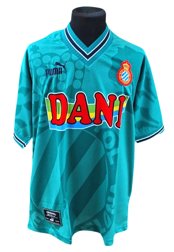 Espanyol Barcelona 1996/1997 Away Puma Football Soccer Shirt Jersey Nwt Sz Xl