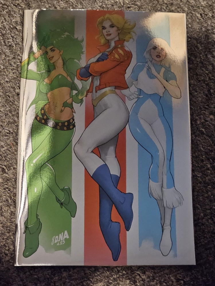 Power Girl Special #1 NM+ Nakayama Virgin Foil Variant 2023 DC Comics NM