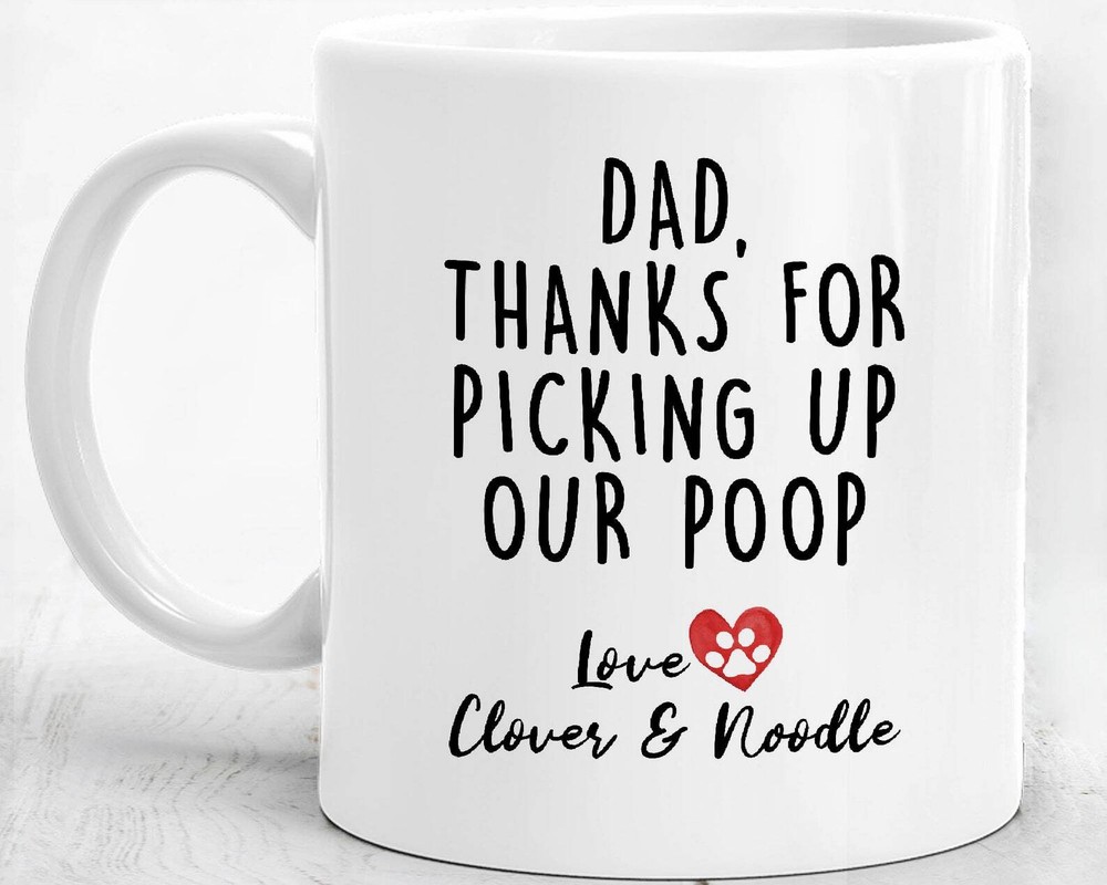 Dog Dad Gift Best Dog Dad Mug Personalized Dog Dad Coffee Mug Funny Dog Pet