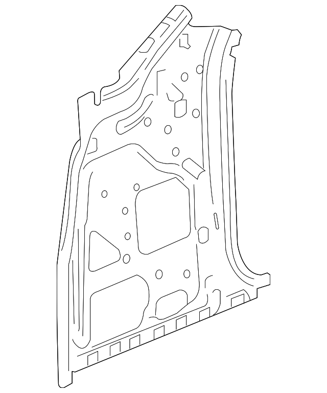 Genuine GM Passenger Side Body Hinge Pillar Inner Panel 23402584