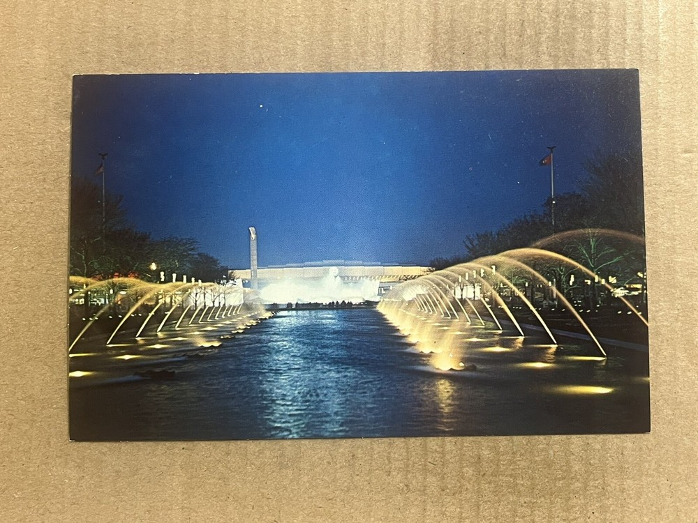 Postcard New York City NY NYC Fountains Of the Fairs World's Fair 1964 Vintage