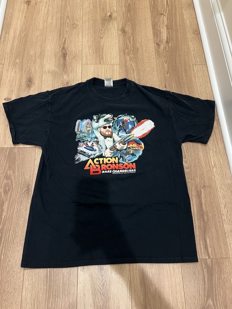 Action Bronson Shirt Wonderful Rare Chandeliers Graphic Tee Size XL