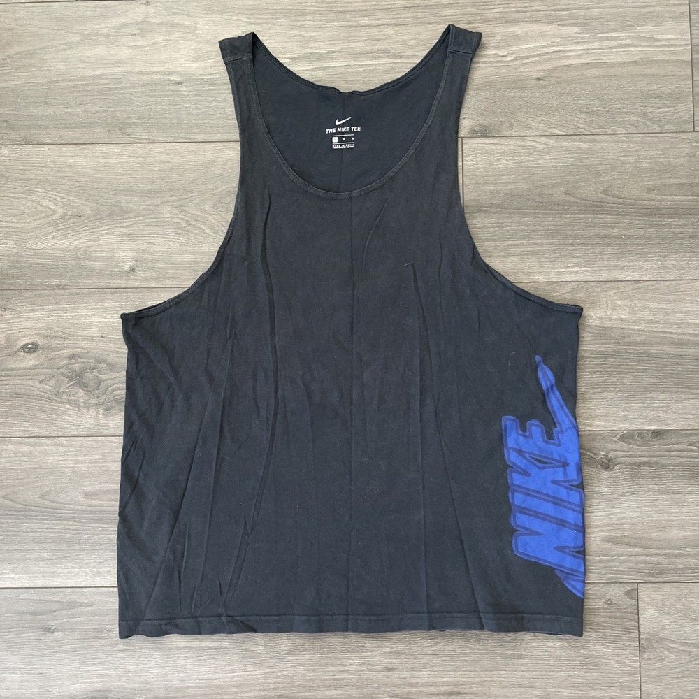 The Nike Tee Mens XL Tank Top T Shirt Black