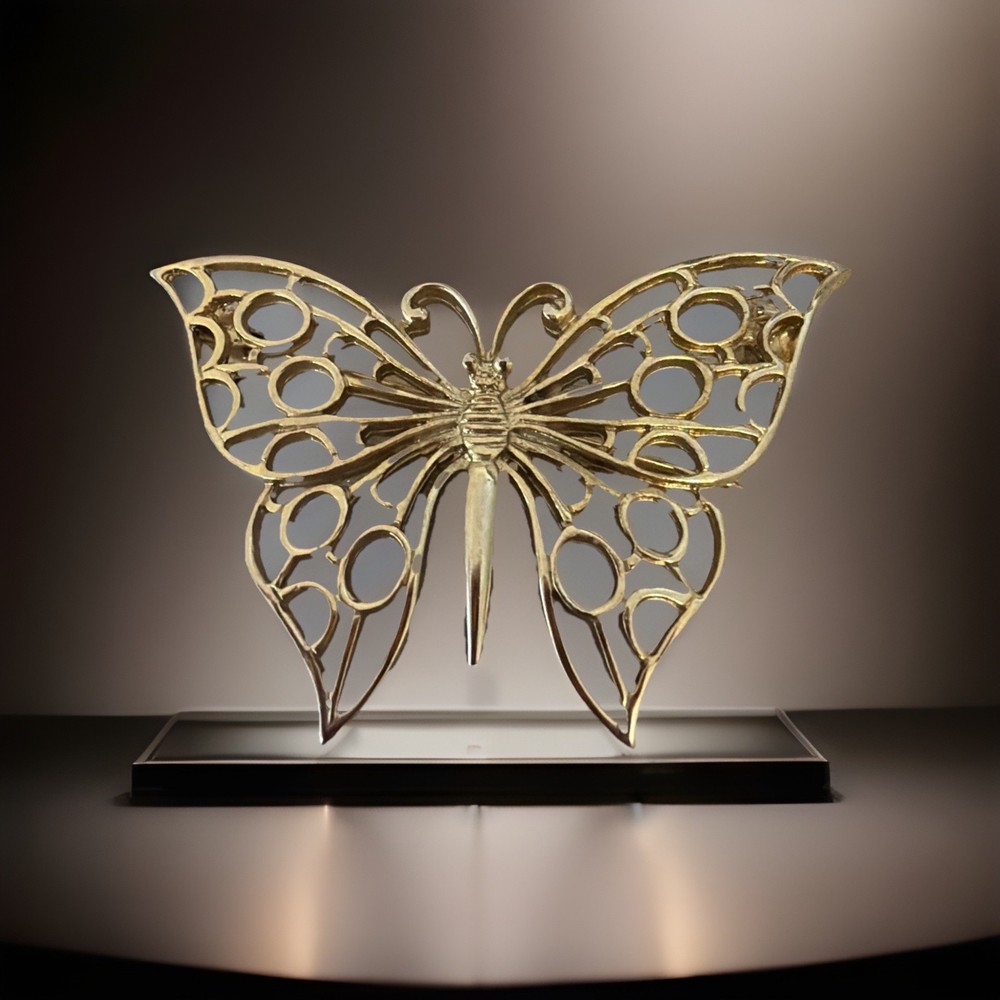 Old Butterfly Brooch Pin