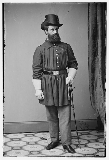 Photo:Captain C.G. Dyer 2nd Rhode Island Infantry Civil War 1860s Portrait