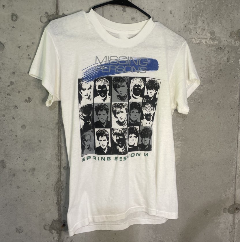 Rare Missing Persons Spring Session White T-Shirt Cotton Full Size BT784