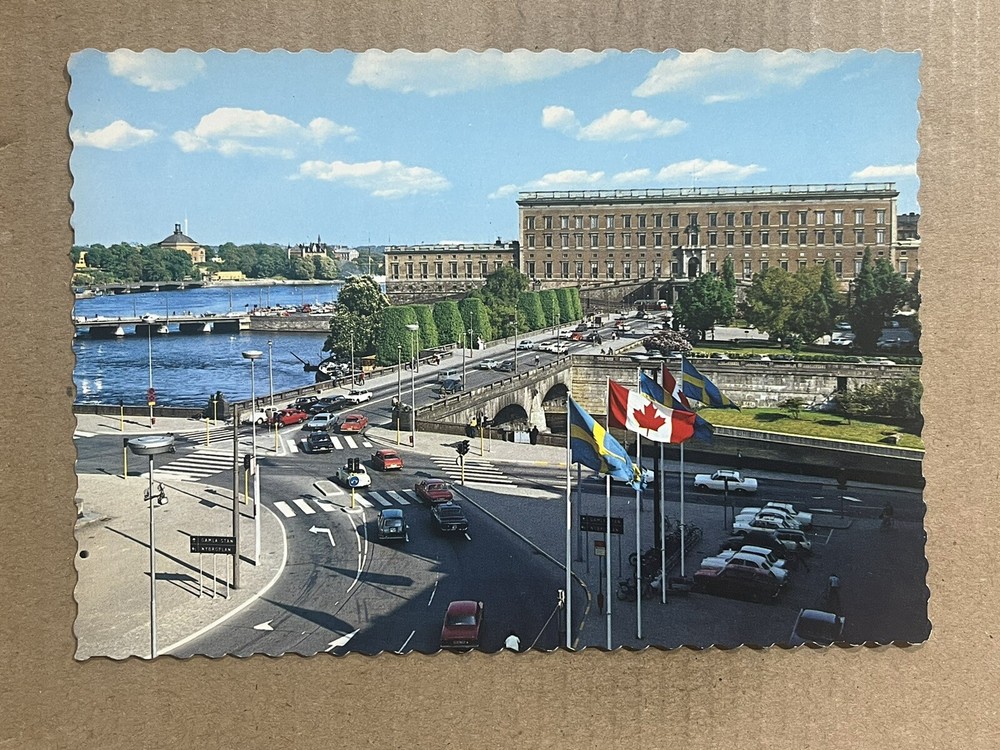Postcard Stockholm Sweden Royal Palace Vintage PC