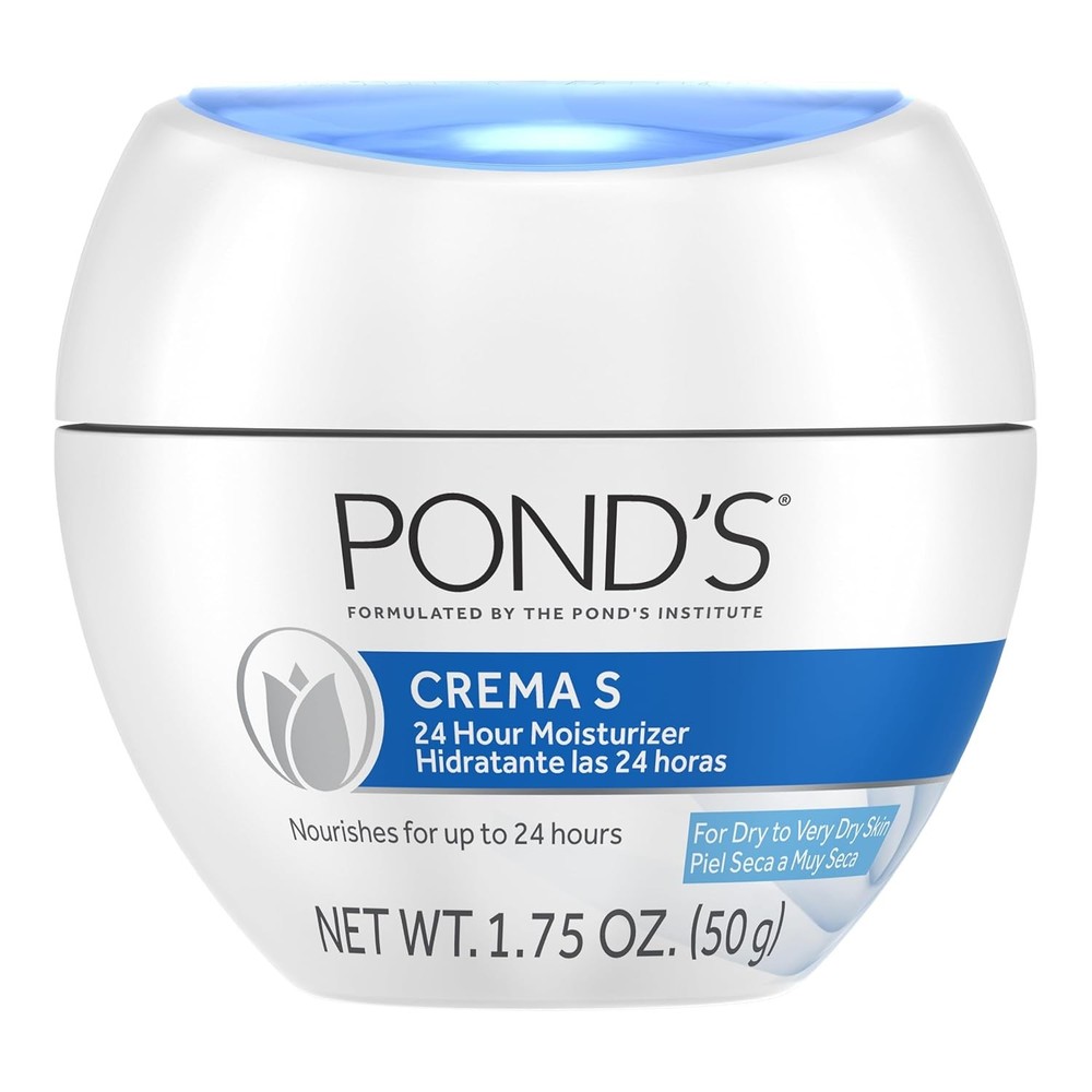 POND'S Nourishing Moisturizing Cream, Crema S 1.75 oz, Hydrates Dry Skin Deeply