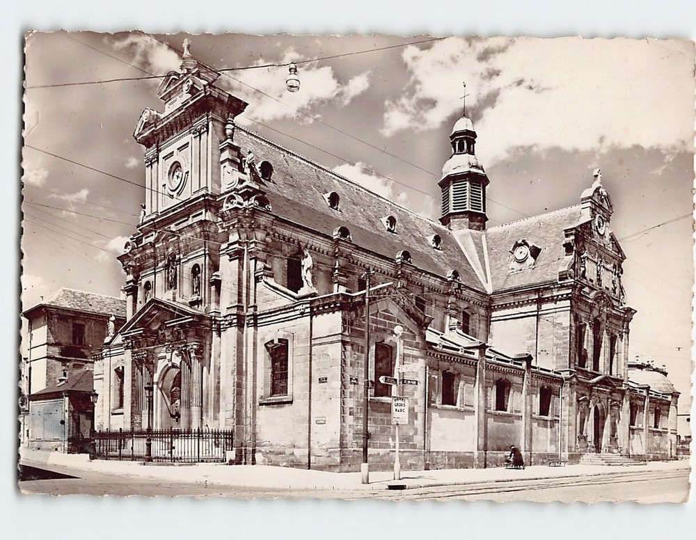 Postcard Eglise Saint Louis Fontainebleau France