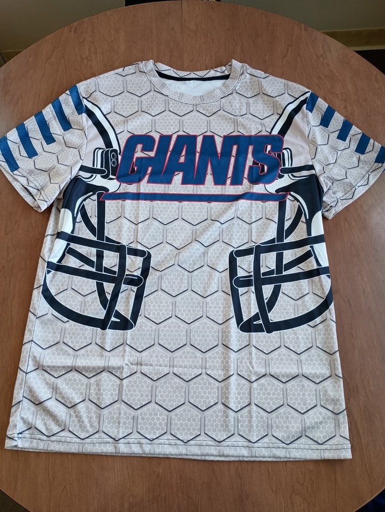 NFL NY New York Giants Graphic Logo Men's Short Sleeve T-shirt Size Large