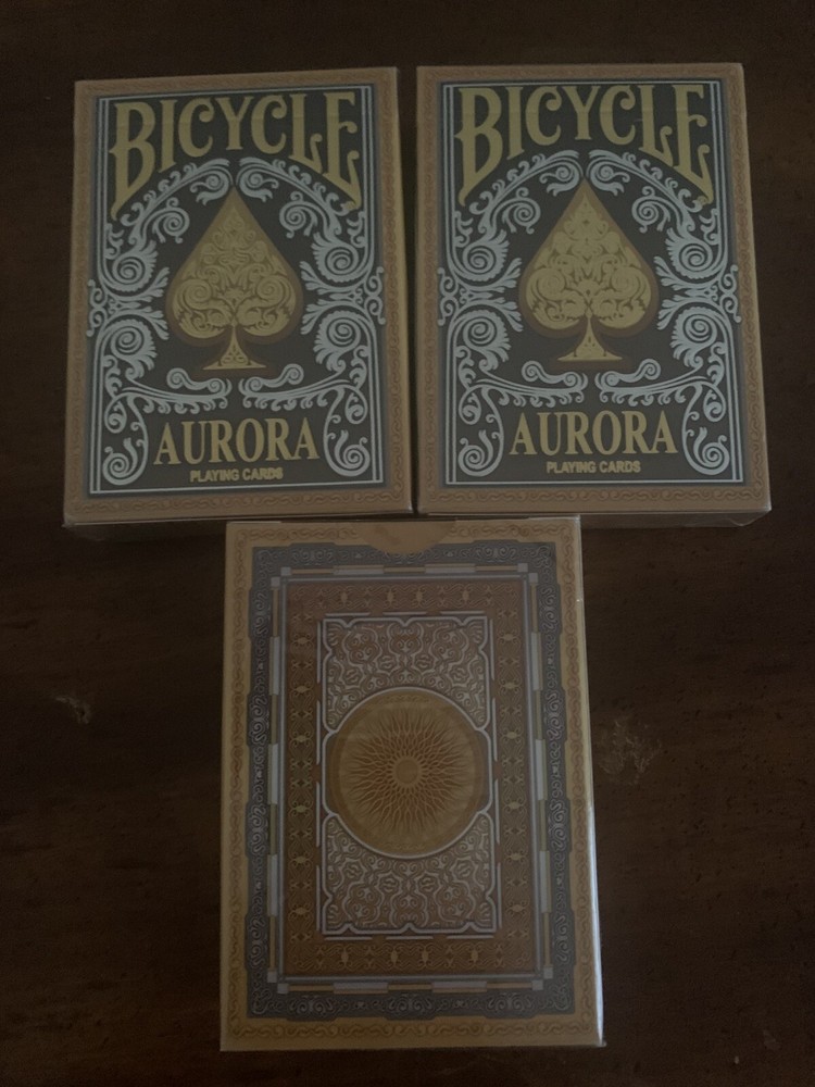 Aurora Bicycle Rider Back Playing Cards