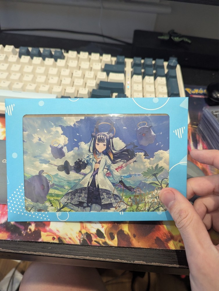 Hololive Ninomae Ina'nis Birthday 2025 Limited Edition Ina Autographed Postcard