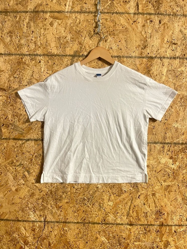 Old Navy Vintage Tee White Short Sleeve Boxy T-Shirt Size S