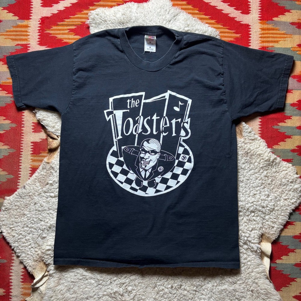 The Toasters Moon Records Ska Men's Black T-Shirt Size L Vintage 90s
