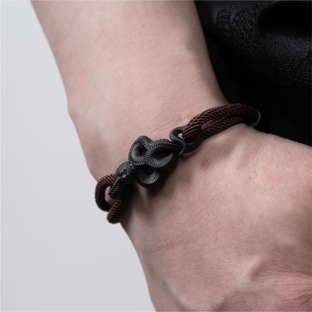 Blackened Tree Boa Rope Bracelet Adjustable Colorful Rope Handmade Gifts for Men