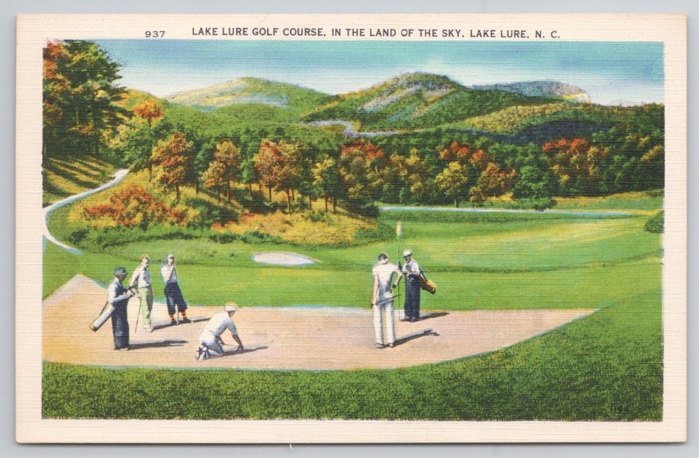 Lake Lure Golf Course NC Postcard 