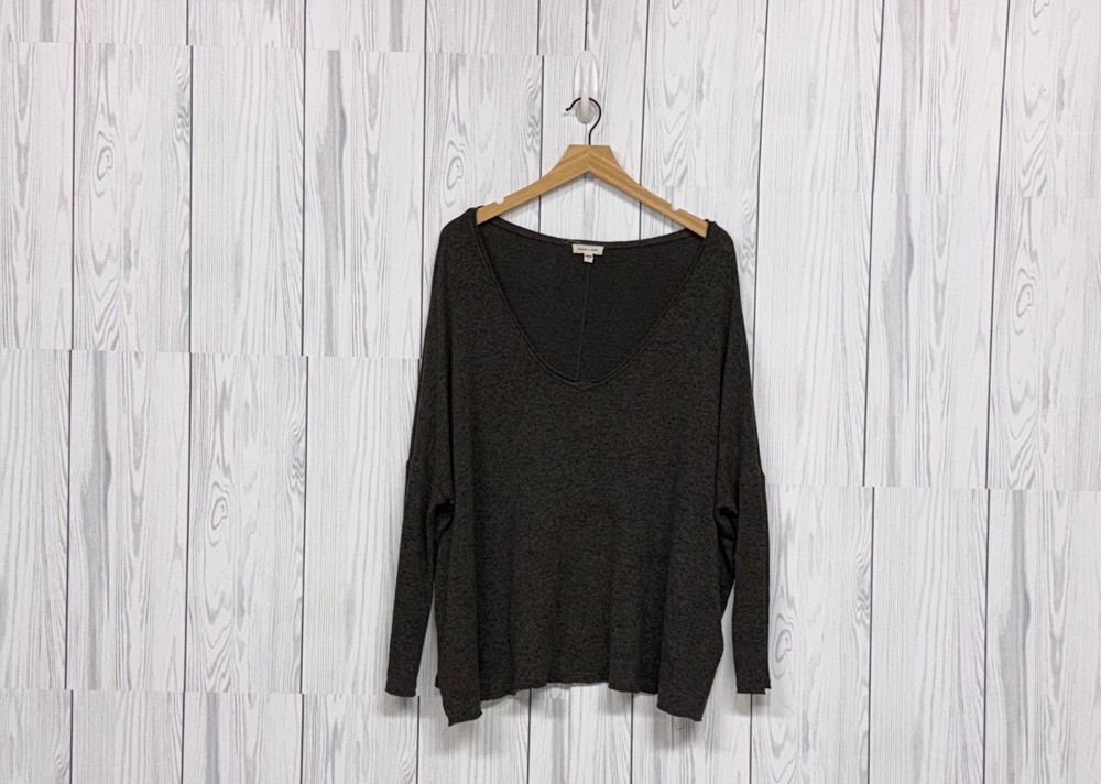 Silence and Noise top womens size small long sleeve pullover stretch
