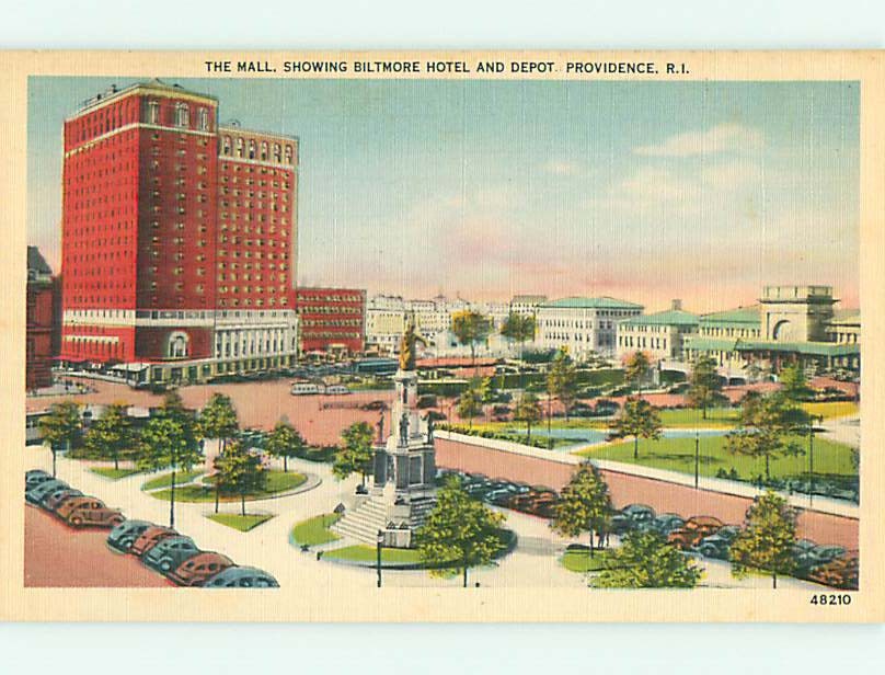 Unused Linen THE MALL BY BILTMORE HOTEL Providence Rhode Island RI u8622@
