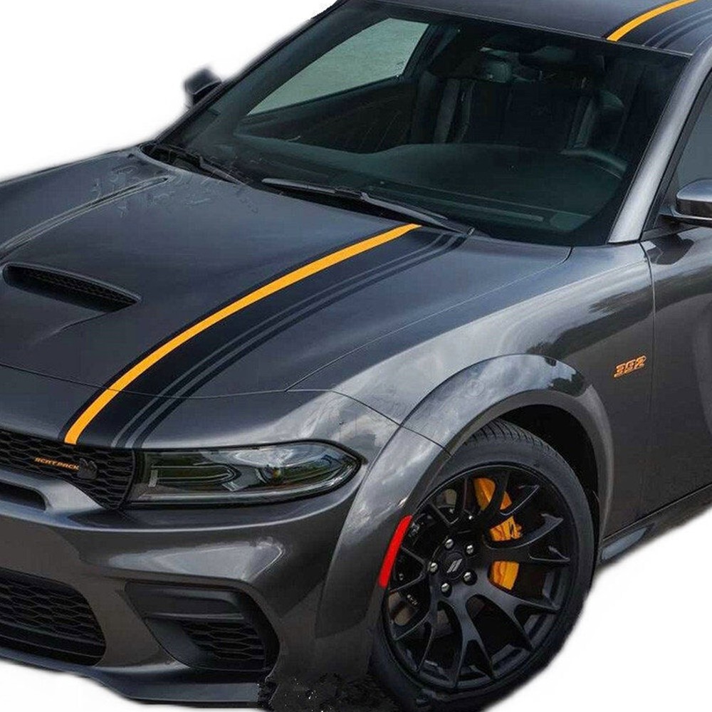 Graphics Racing Stripe Sticker Kit Fit For Dodge Challenger Charger Decal New