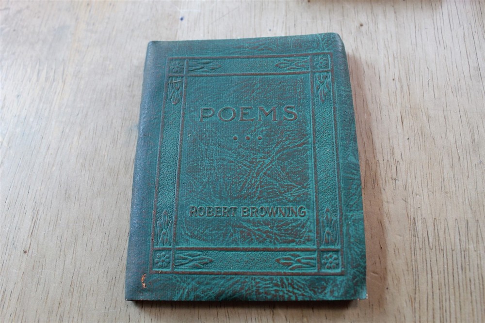 Little Leather Library Poems Robert Browning Green Cover